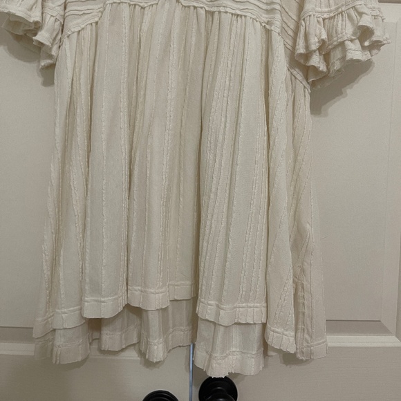 Free People Pleated Take A Spin Babydoll Tunic Dress Size Small New With Tags - Picture 9 of 14